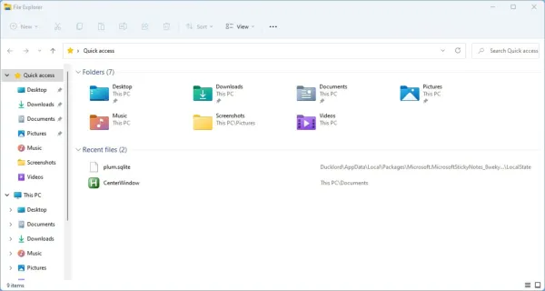 Datei-Explorer auf dem Windows 11-Desktop