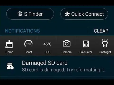 Beschädigte Sony SD-Karte