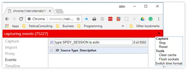 Fehler SPDY-Protokollfehler Chrome