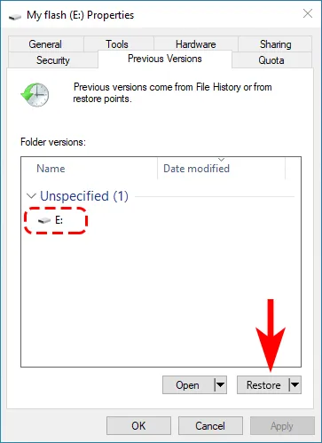 Gelöschte Dateien vom Flash-Laufwerk ohne Software wiederherstellen